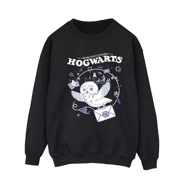 Harry Potter - "Letter From Hogwarts" Sweatshirt für Damen (Schwarz)