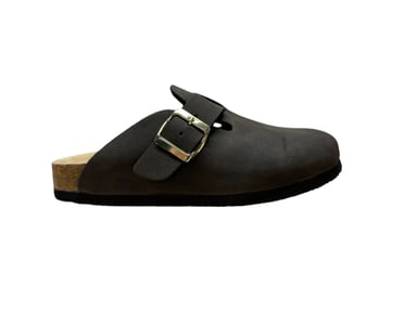 Pinguin Poppy Damen Braune Clogs