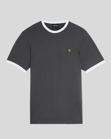 Ringer Baumwoll Rundhalsausschnitt T-Shirt