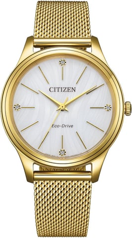 Citizen  Gold Damen Armbanduhr EM1222-87A