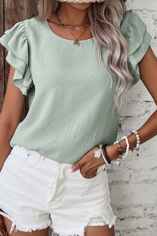 Basic-Shirt mit Formgebung