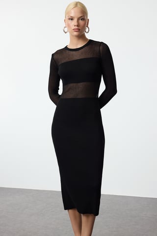 Langes, flaches, lässiges/schlankes Maxikleid für Damen
