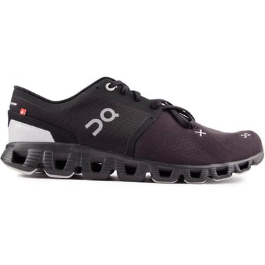 On Running Womens Trainers Running Cloud X Lace Up black