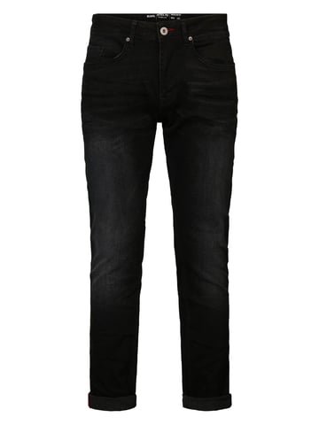 Petrol Industries - Regular Tapered Fit Jeans Russel Herren - Schwarz