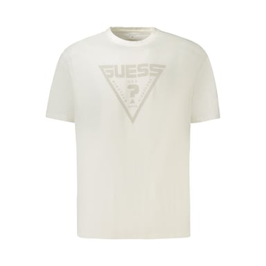 Guess Jeans Weißes Baumwoll Herren T-Shirt