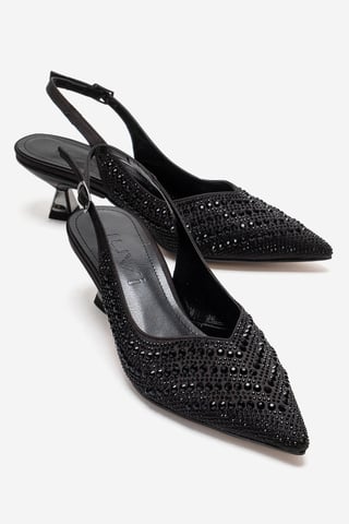Royale Verzierter Kitten-Heel-Pumps