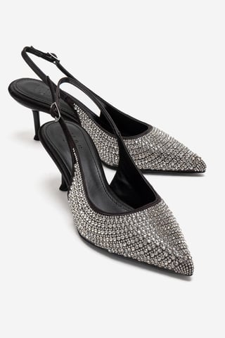 Yasmina Verzierter Stiletto-Pumps