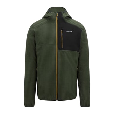 Regatta - "Alven" Fleecejacke für Herren, Durchgehender Reißverschluss (Dunkel-Khaki/Schwarz)