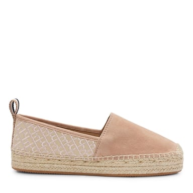 Women's Boss Madeira Suede Slip On Shoes in Brown