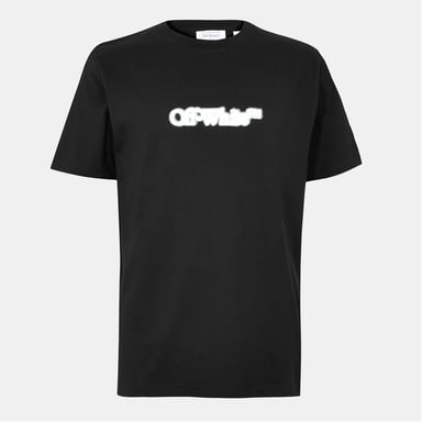 Herren Off White Spray Arrow T in Schwarz-Weiß