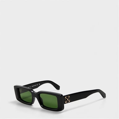 Accessoires Off White Arthur Sonnenbrillen in Schwarz/Grün