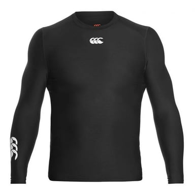 Canterbury - Base Layer Oberteil für Herren, Thermoreg, Langärmlig (Schwarz)