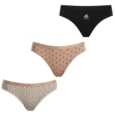 Pack-3 Stretch Baumwollslips D4C17 für Frauen