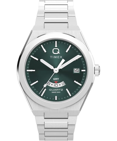 Timex Q Timex Continental Silber Herren Armbanduhr TW2Y24800