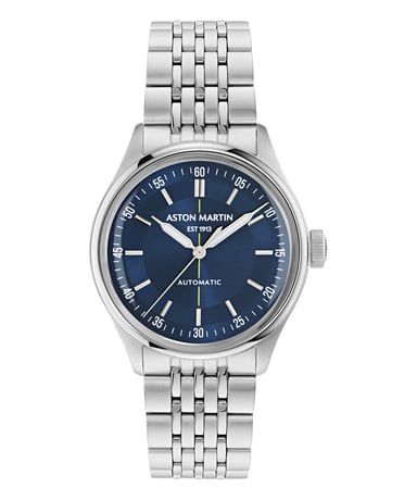 Aston Martin Timeless Ts1 Herren Silberne Uhr MTTS1S603