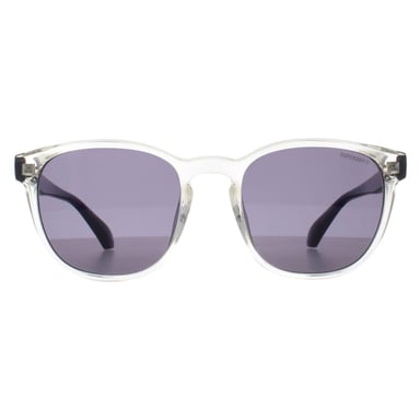 Superdry 5038 105 Kristall und blau-graue Sonnenbrille