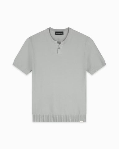 Black Bananas Waffle Knit Henley,