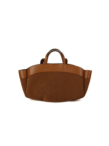Giulia Monti Schultertasche Goldbraun