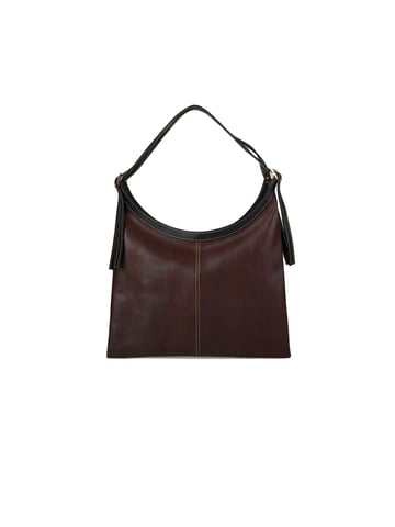 Giulia Monti Tote Bag Walnussbraun Schwarz