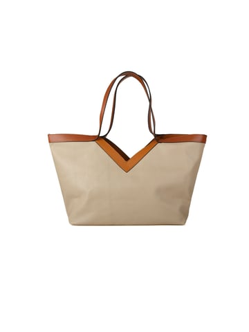 Giulia Monti Tragetasche Beige Hellbraun