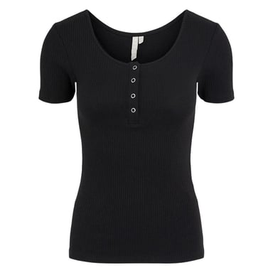 Pieces Schwarze Baumwoll-Tanktops