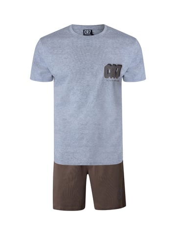 CR7 Cristiano Ronaldo Herren Pyjama Men BASIC Schlafanzug, Pyjama Set, Nachtwäsche