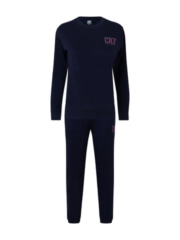 CR7 Cristiano Ronaldo Jungen Pyjama Boys BASIC Long Schlafanzug, Pyjama Set, Nachtwäsche