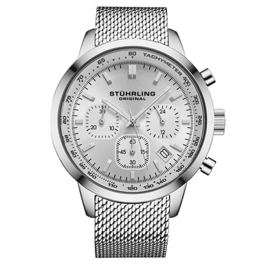Stührling Chronoport 4082 pour homme, 44 mm
