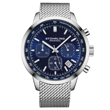 Stührling Chronoport 4082 pour homme, 44 mm