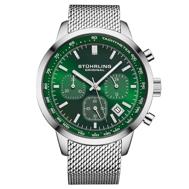 Stührling Chronoport 4082 pour homme, 44 mm