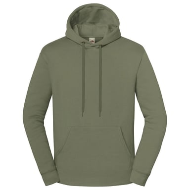 Fruit of the Loom - "Iconic Premium" Kapuzenpullover für Herren (Klassisch Olivgrün)