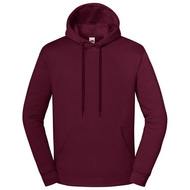 Fruit of the Loom - "Iconic Premium" Kapuzenpullover für Herren (Burgunderrot)