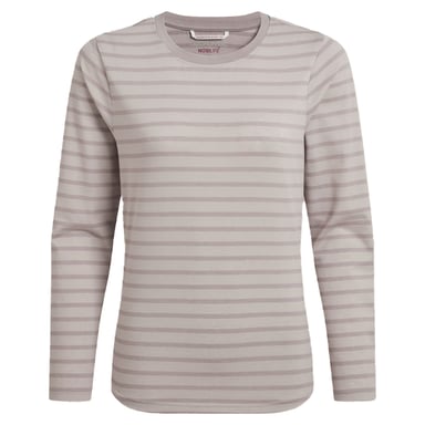 Craghoppers - "Akona" T-Shirt für Damen, Nosilife, Langärmlig (Auster-Grau)