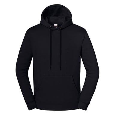 Fruit of the Loom - "Iconic Premium" Kapuzenpullover für Herren (Schwarz)