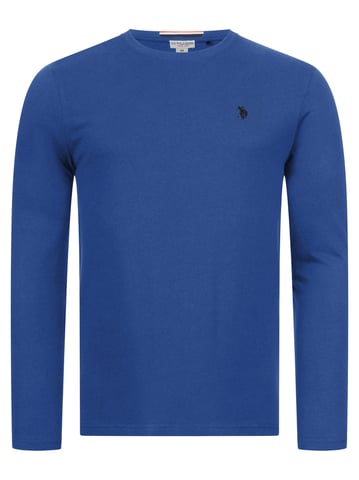 U.S. POLO ASSN. Herren Longsleeve Basic Shirt aus 100 % Baumwolle