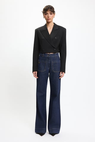 BENU Kurzer Blazer - Schwarz