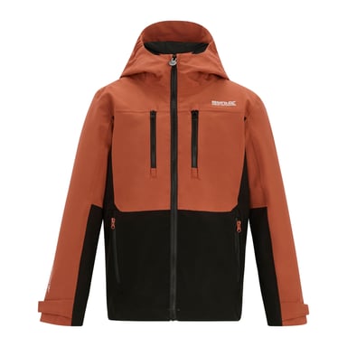Regatta - "Highton" Jacke, wasserfest für Kinder (Ziegelstein/Schwarz)