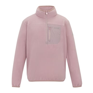Regatta - "Frankie" Fleece-Oberteil für Kinder, mit halbem Reißverschluss (Puderlila)