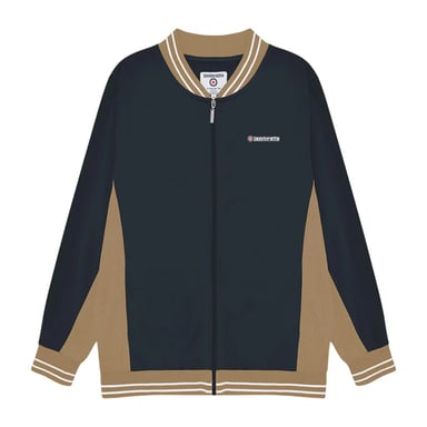 Lambretta - "Vintage" Jacke für Herren (Marine/Nussbraun/Weiß)