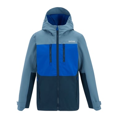 Regatta - "Highton" Jacke, wasserfest für Kinder (Blassblau/Königsblau/Nachthimmel)