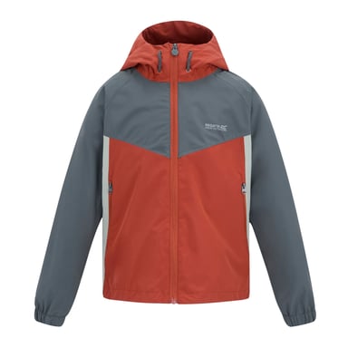Regatta - "Hanleigh" Jacke, wasserfest für Kinder (Ziegelstein/Klosterstein/Dunkler Sturm)
