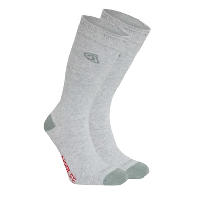 Craghoppers - "Insect Repellent" Socken für Herren/Damen Unisex (Hellgrau Meliert/Flechte)