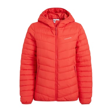 Craghoppers - "Compresslite IX" Jacke für Damen, mit Kapuze, Isoliert (Morgendämmerungsrot)