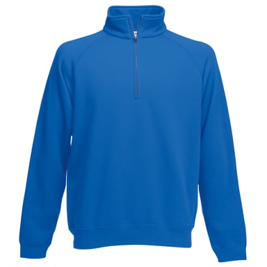 Fruit Of The Loom Herren Sweatshirt mit Reißverschluss bis zur Brust (Königsblau)