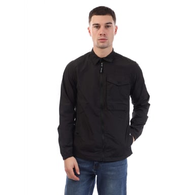 Weekend Offender - "Granville" Hemdjacke für Herren (Schwarz)