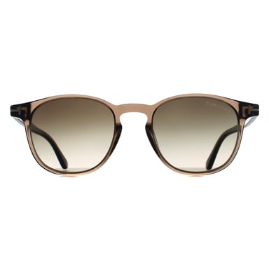 Tom Ford Holt-02 FT1302 45B glänzend hellbraun braun Farbverlauf Sonnenbrille