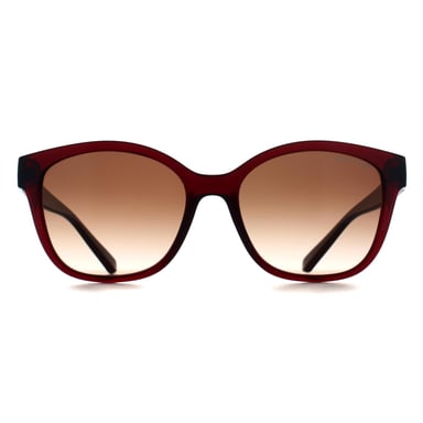 Armani Exchange AX4127S 824113 glänzend transparent rot braun Verlauf Sonnenbrille