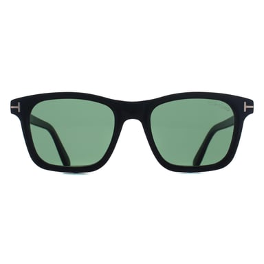 Tom Ford Barron FT1179 01N glänzend schwarz grün Sonnenbrille