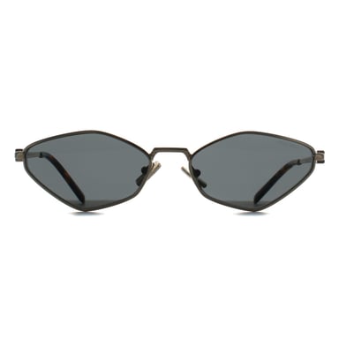 Miu Miu MU56ZS ZVN5S0 blassgoldene dunkelgraue Sonnenbrille