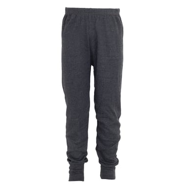 FLOSO Kinder Thermo Unterhose Lang Unisex (kohlegrau)